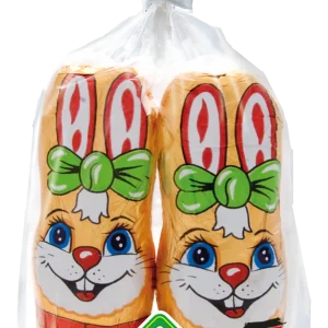 Великодні зайчики в молочному шоколаді 2х60г