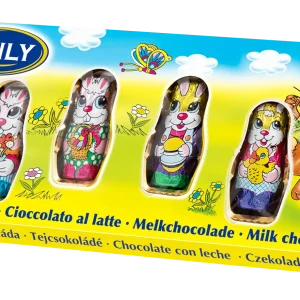 Великодні зайчики в молочному шоколаді 40г (8х5г)