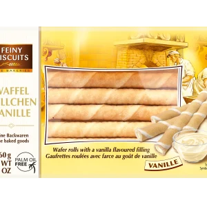 Вафельні рулетики ванільні 160г