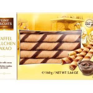 Вафельні рулетики какао 160г