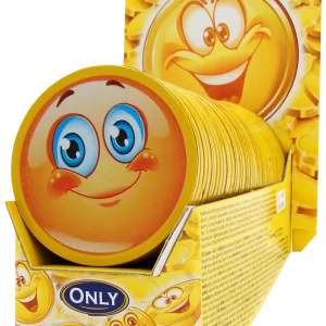 Емоджі талер молочний шоколад 2x36x21,5 г, прилавок для викладки