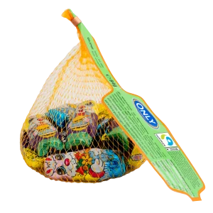 Великодні зайчики з молочного шоколаду з молочним кремом 84г