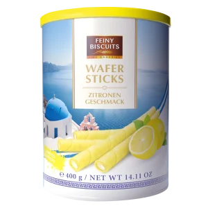 Вафельні рулетики з лимонним кремом 400 г